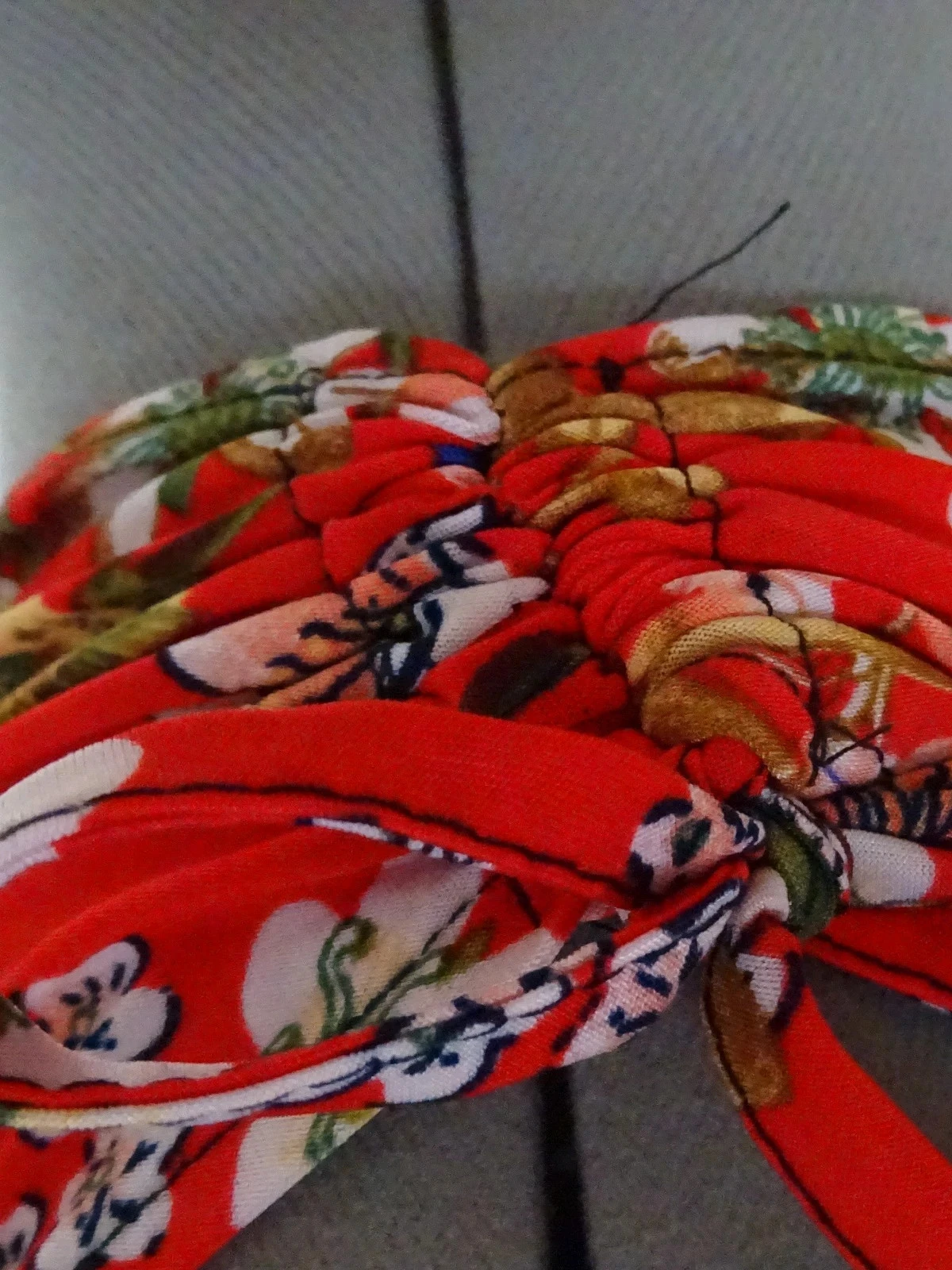 Vestido de verano rojo con flores talla indicada XL/ XXL pero más bien 38/40 – photo 3